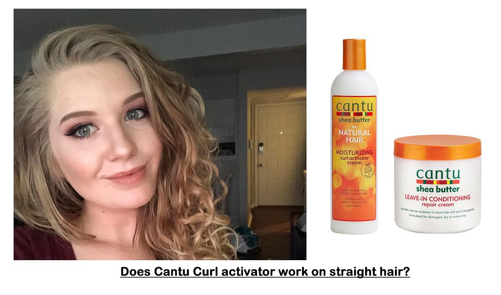 does Cantu Curl activator work on straight hair